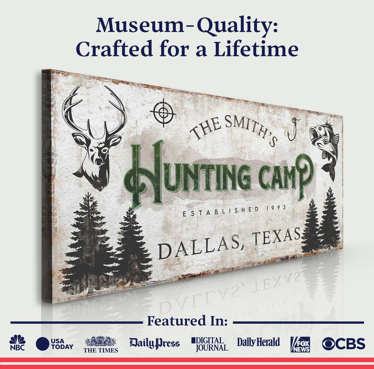 Fishing And Hunting Sign