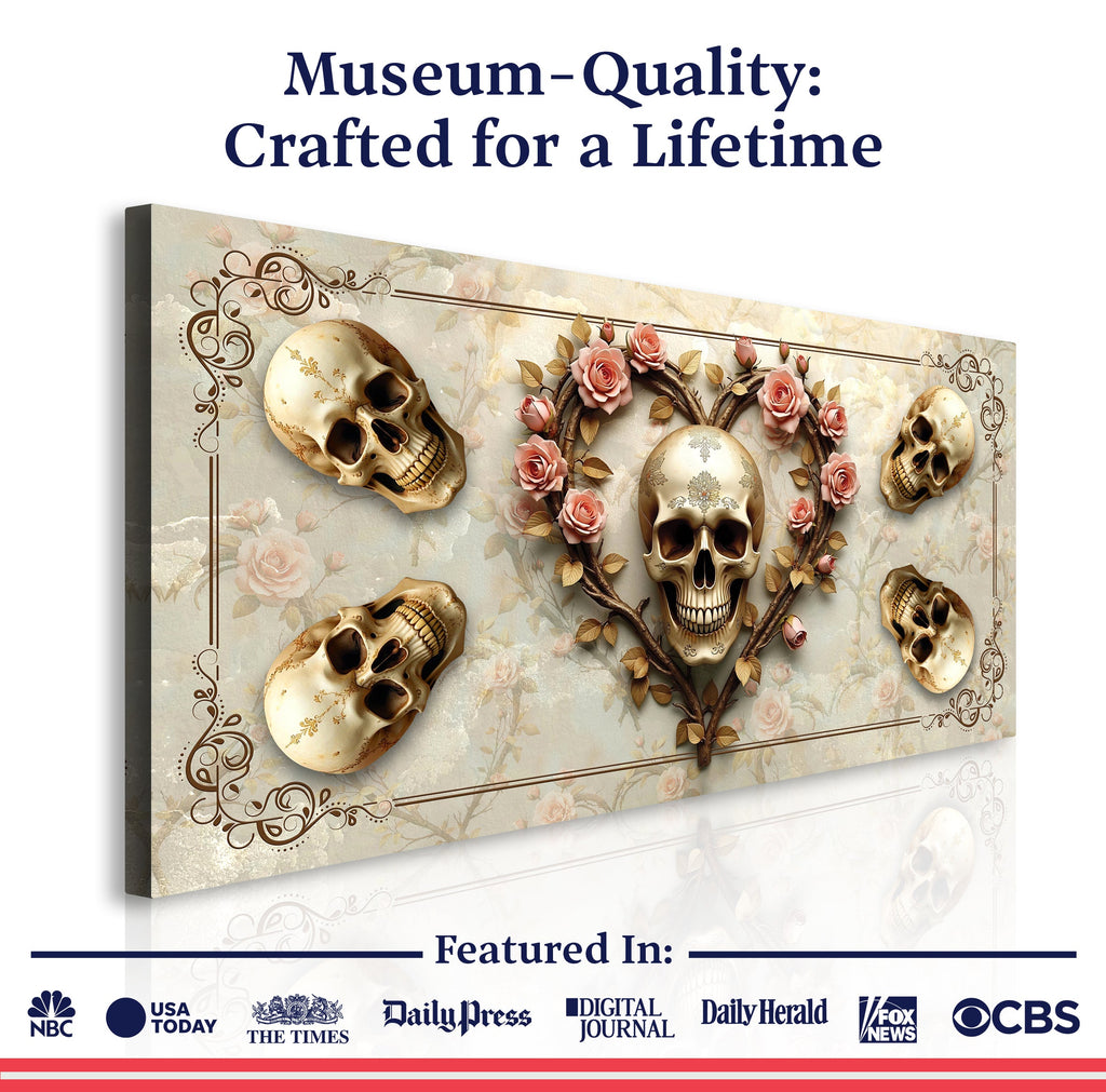 Vintage Skull Wall Art