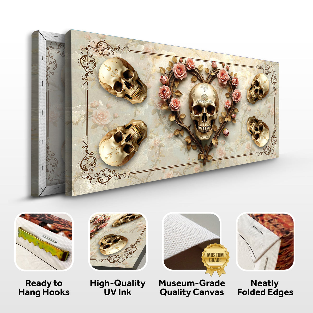 Vintage Skull Wall Art