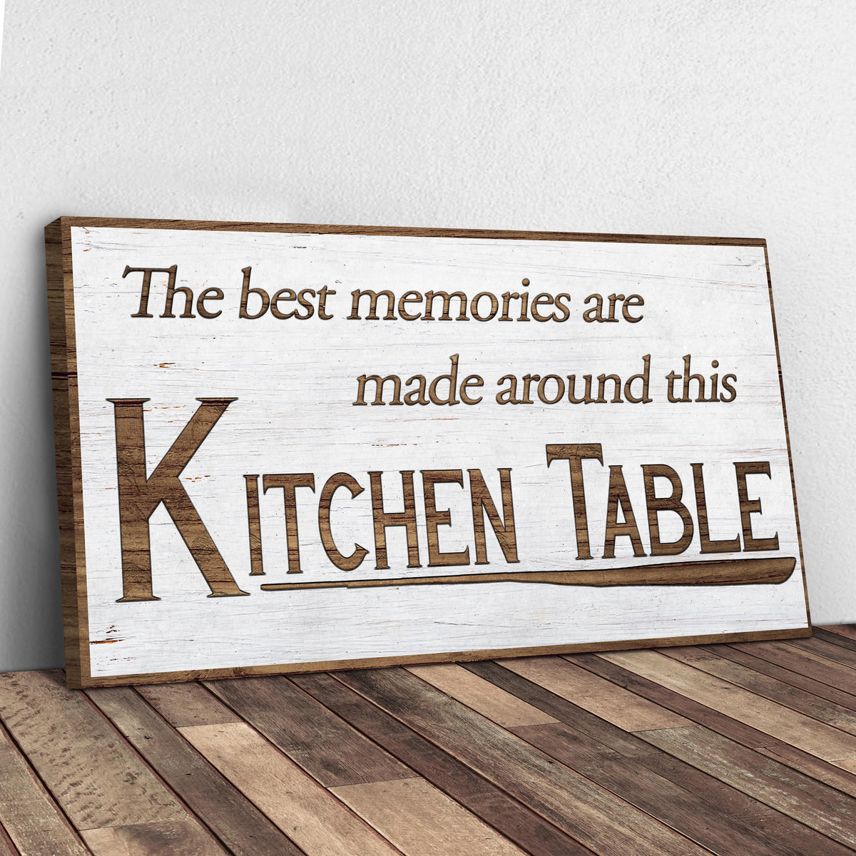 Kitchen Table Wall Art Sign