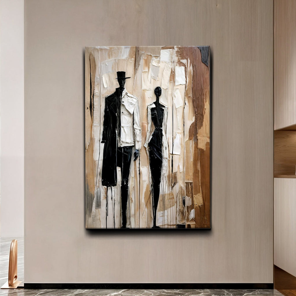 Modern Abstract Couple Wall Art