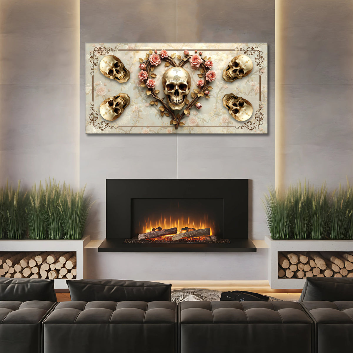 Vintage Skull Wall Art