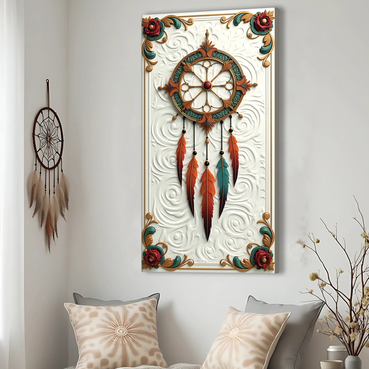 Whispering Feathers Wall Art III