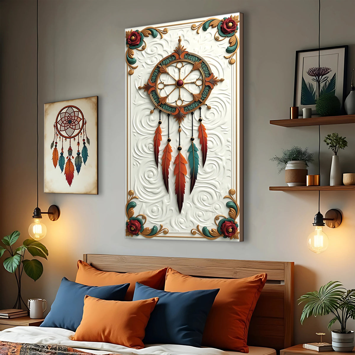 Whispering Feathers Wall Art III