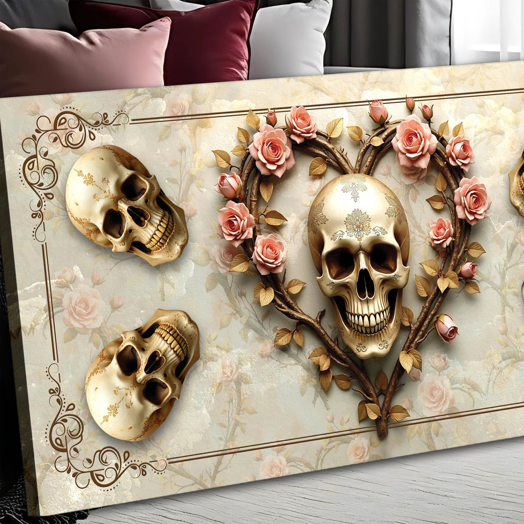Vintage Skull Wall Art