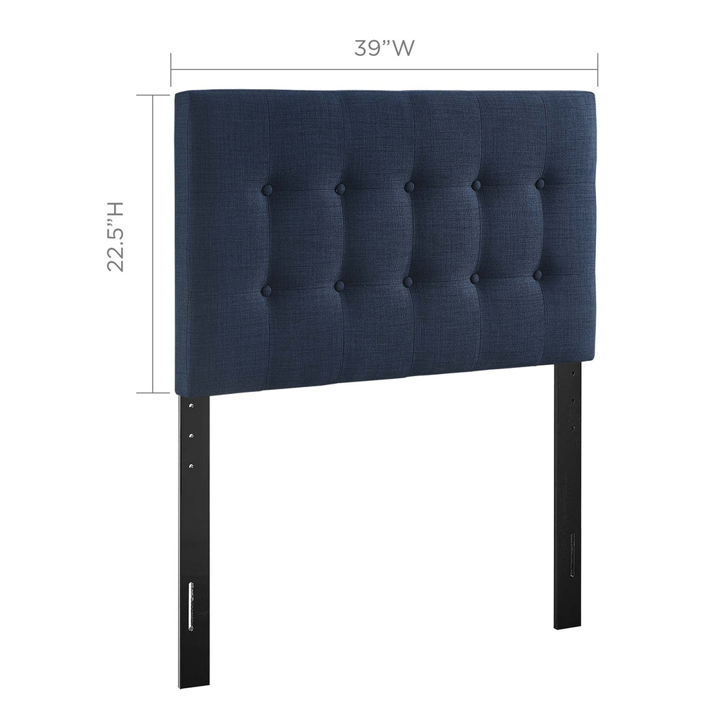 Emily Upholstered Fabric Twin Headboard by Modway