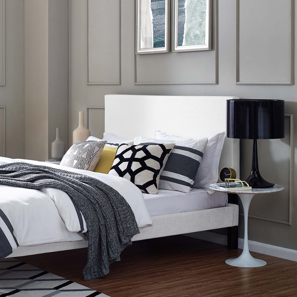 Taylor Upholstered Linen Fabric Full / Queen Headboard by Modway