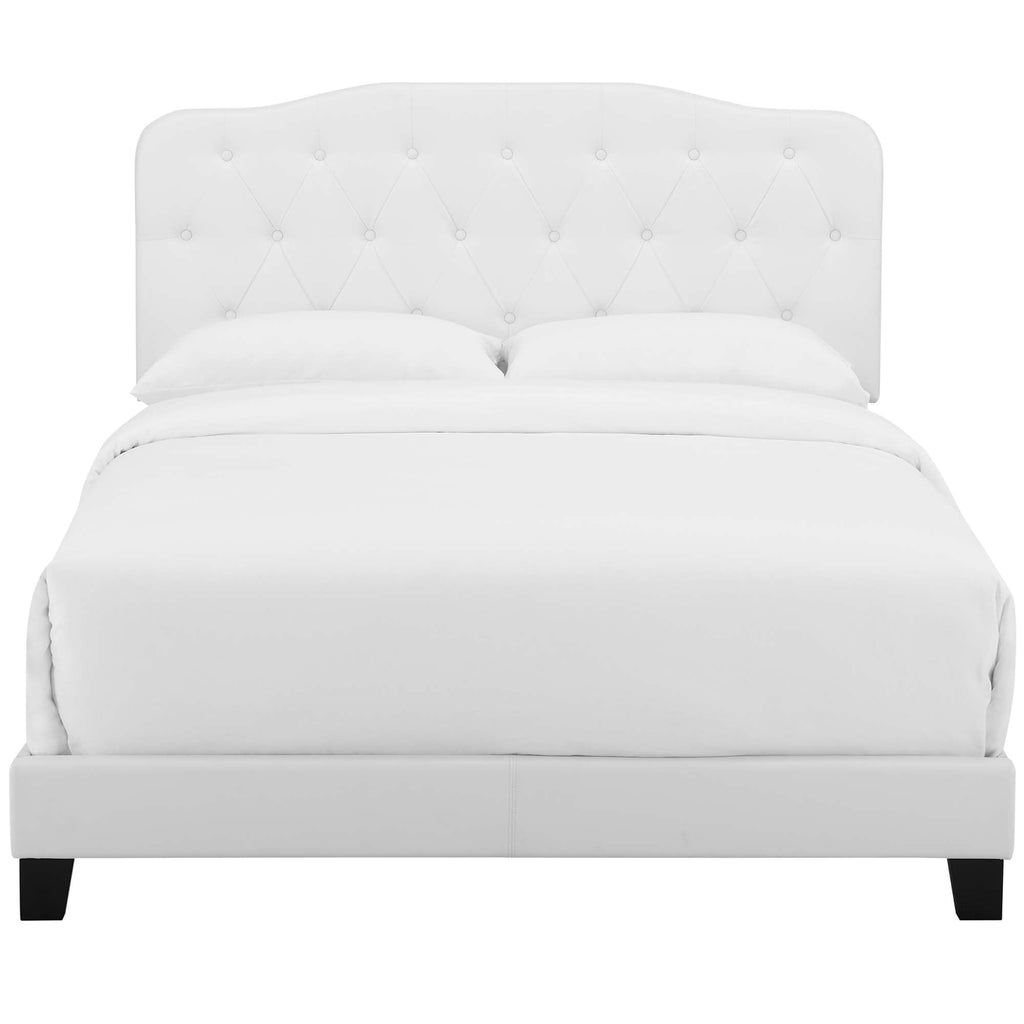 Amelia Faux Leather Full Bed by Modway
