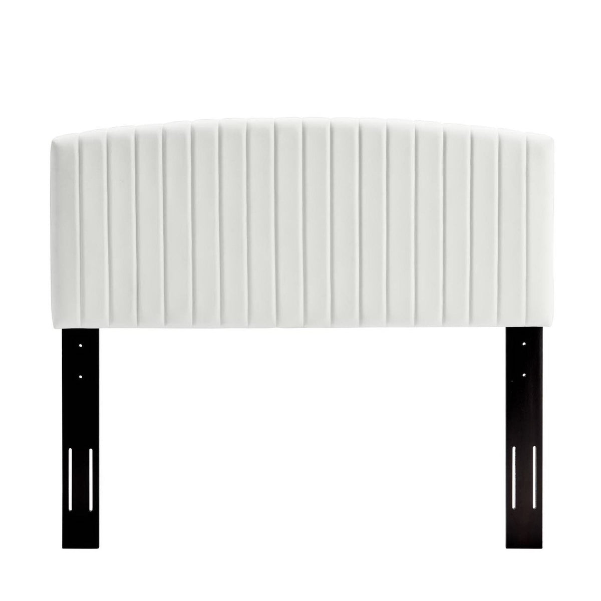 Alessi Performance Velvet Queen Platform Bed by Modway - Dusty Rose / White (MOD-6283)