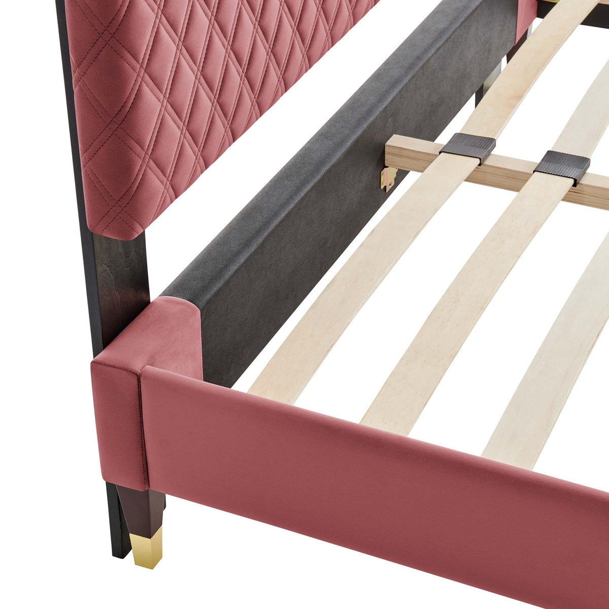 Harlow Performance Velvet Queen Platform Bed Frame by Modway
