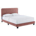 Celine Channel Tufted Performance Velvet Platform Bed by Modway