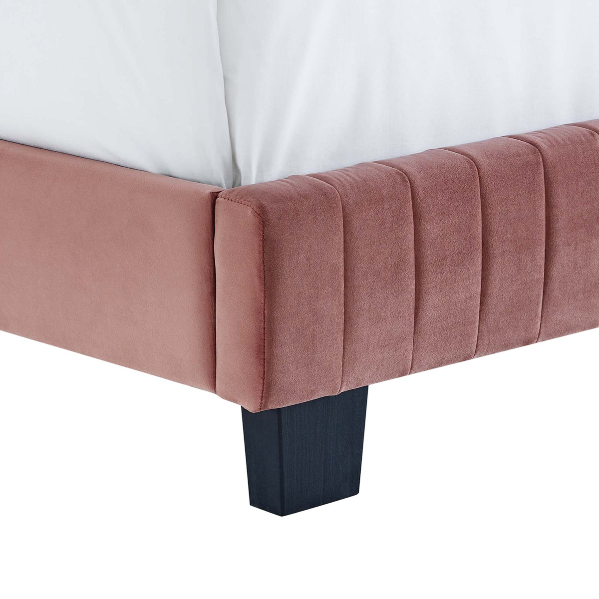Celine Channel Tufted Performance Velvet Platform Bed by Modway