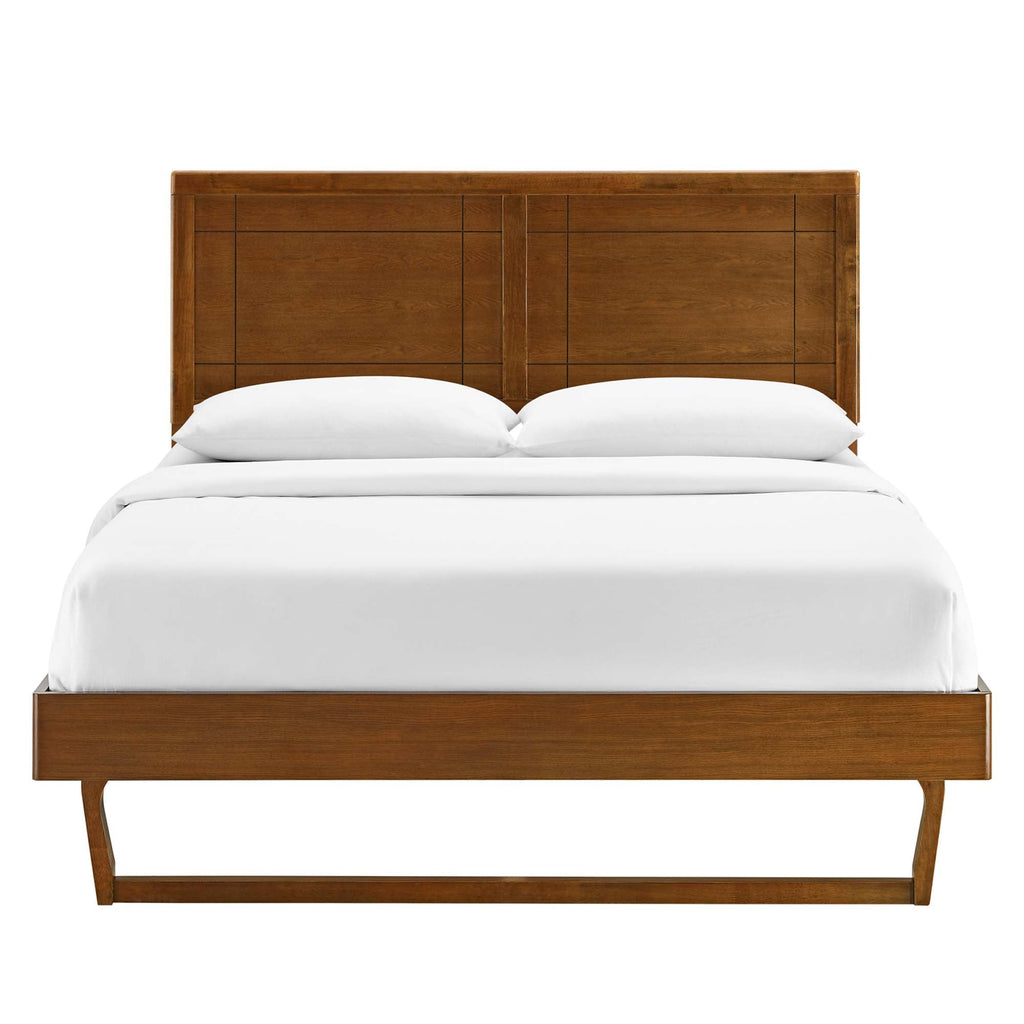 Marlee Wood Platform Bed with Angular Frame by Modway