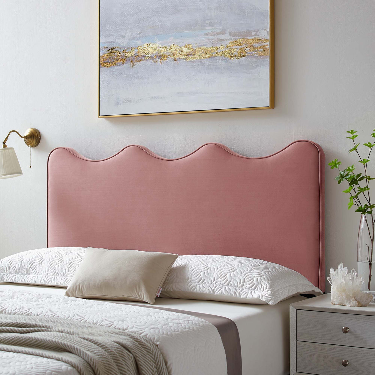 Athena Performance Velvet Headboard by Modway
