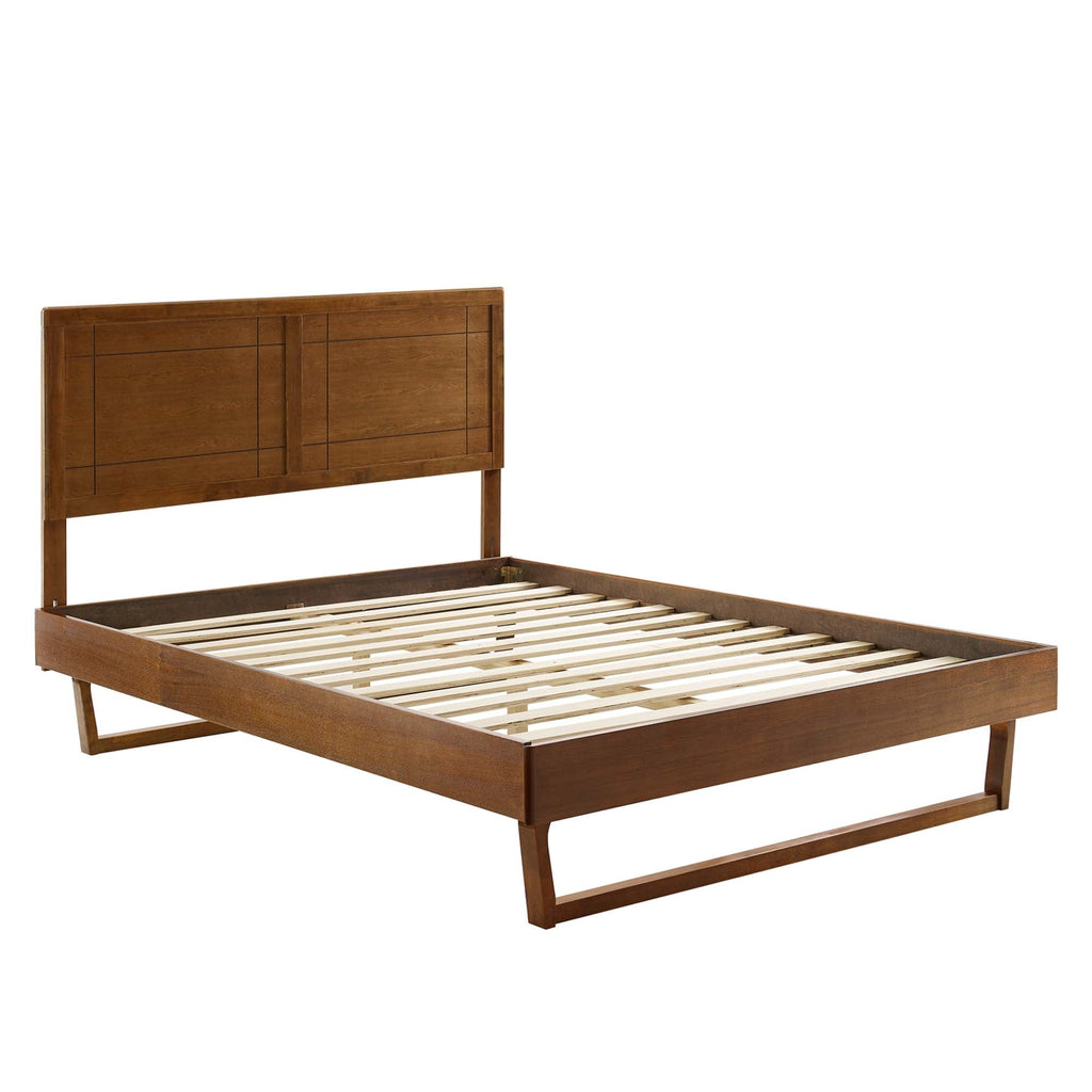 Marlee Wood Platform Bed with Angular Frame by Modway
