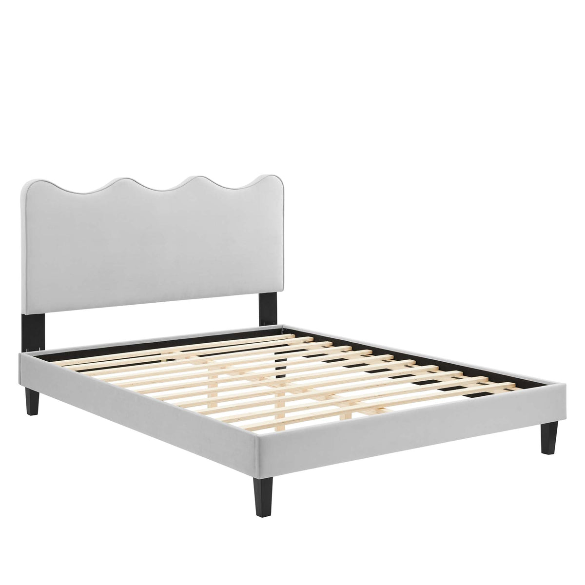 Current Performance Velvet Twin Platform Bed by Modway - MOD-6729