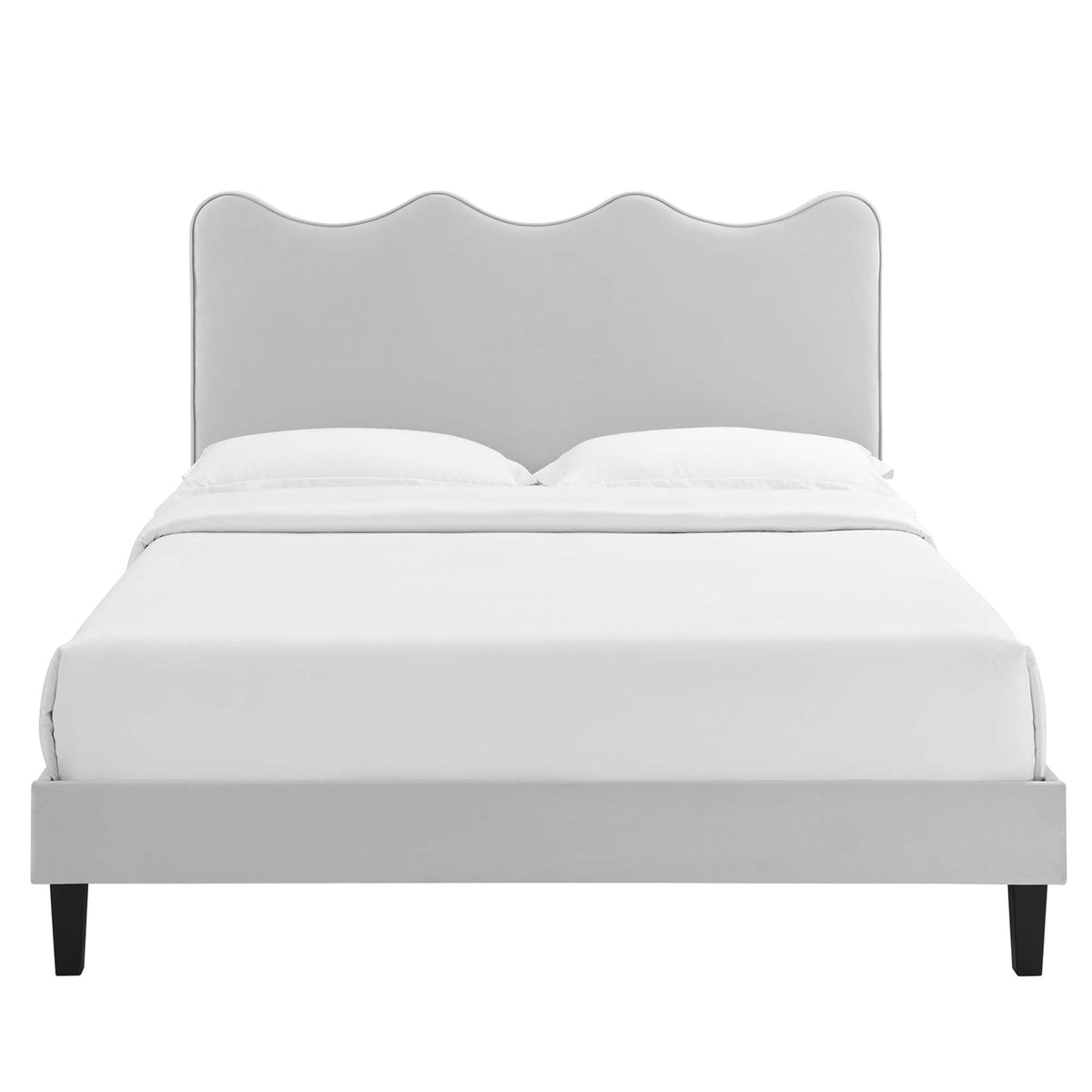Current Performance Velvet Twin Platform Bed by Modway - MOD-6729