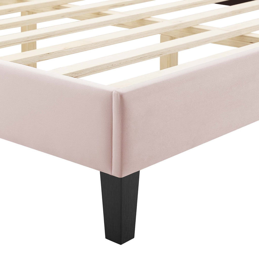 Current Performance Velvet Twin Platform Bed by Modway - MOD-6729