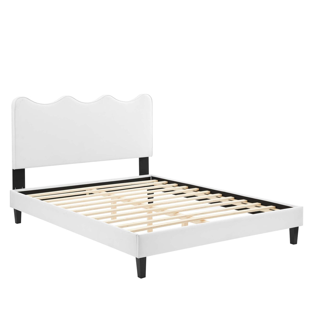 Current Performance Velvet Twin Platform Bed by Modway - MOD-6729