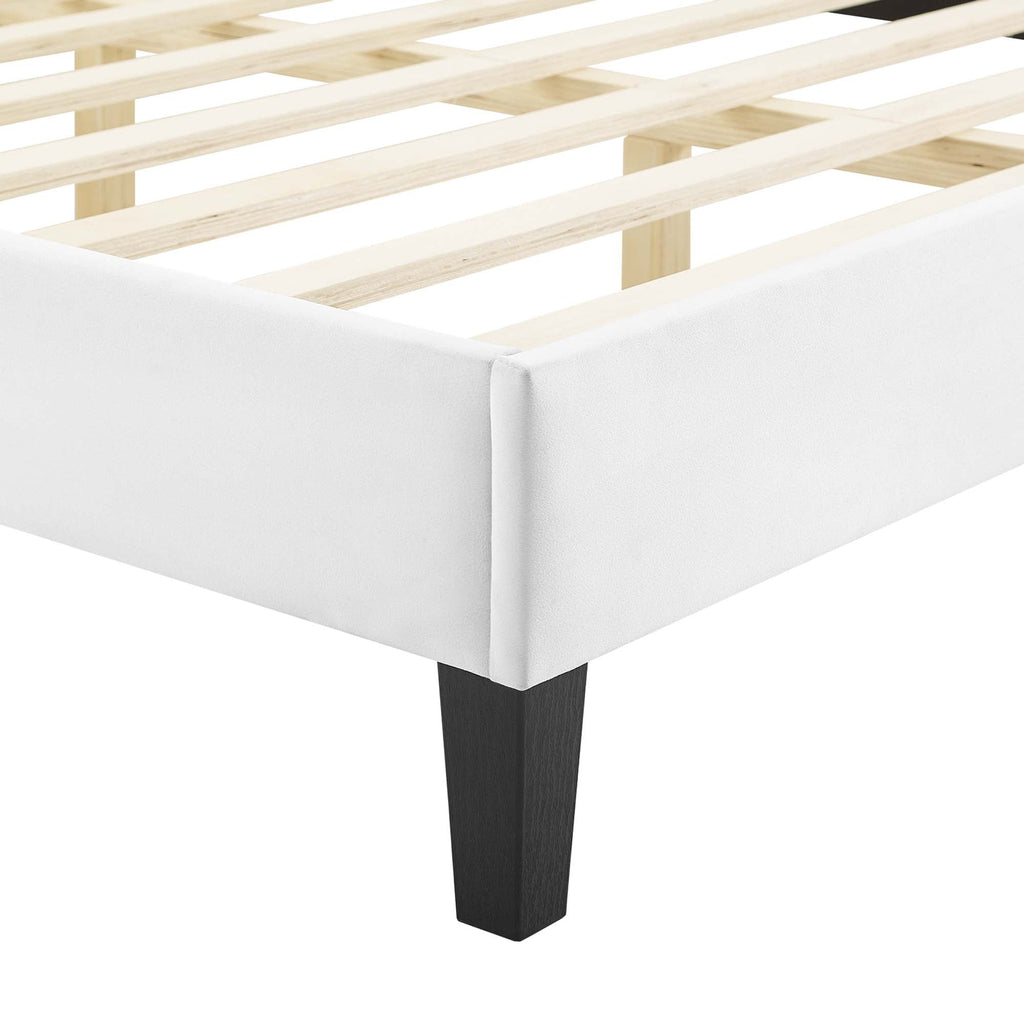 Current Performance Velvet Twin Platform Bed by Modway - MOD-6729