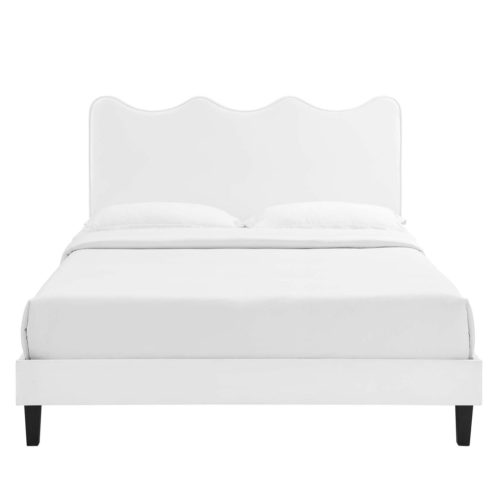 Current Performance Velvet Twin Platform Bed by Modway - MOD-6729