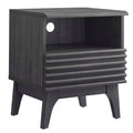 Render Nightstand by Modway - Charcoal / Oak / Walnut (MOD-7070)