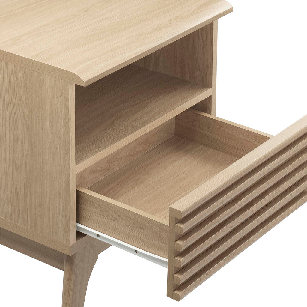 Render Nightstand by Modway - Charcoal / Oak / Walnut (MOD-7070)