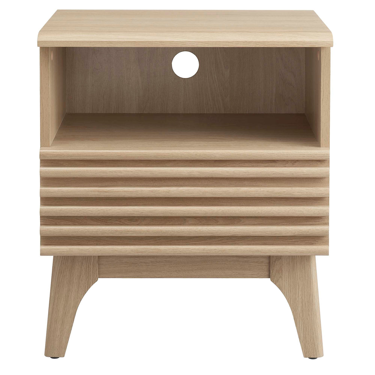 Render Nightstand by Modway - Charcoal / Oak / Walnut (MOD-7070)