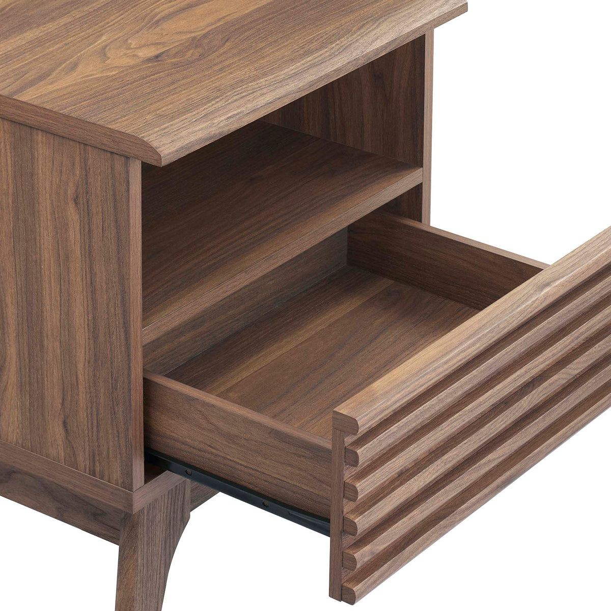 Render Nightstand by Modway - Charcoal / Oak / Walnut (MOD-7070)