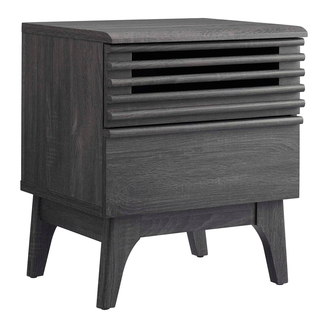Render Nightstand by Modway - Charcoal / Oak / Walnut (MOD-7071)