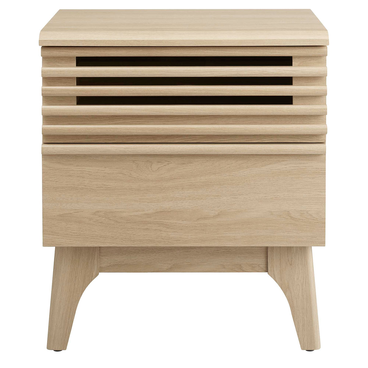 Render Nightstand by Modway - Charcoal / Oak / Walnut (MOD-7071)