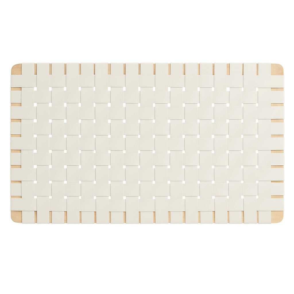 Sparta Weave Wall-Mount Vegan Leather Headboard by Modway