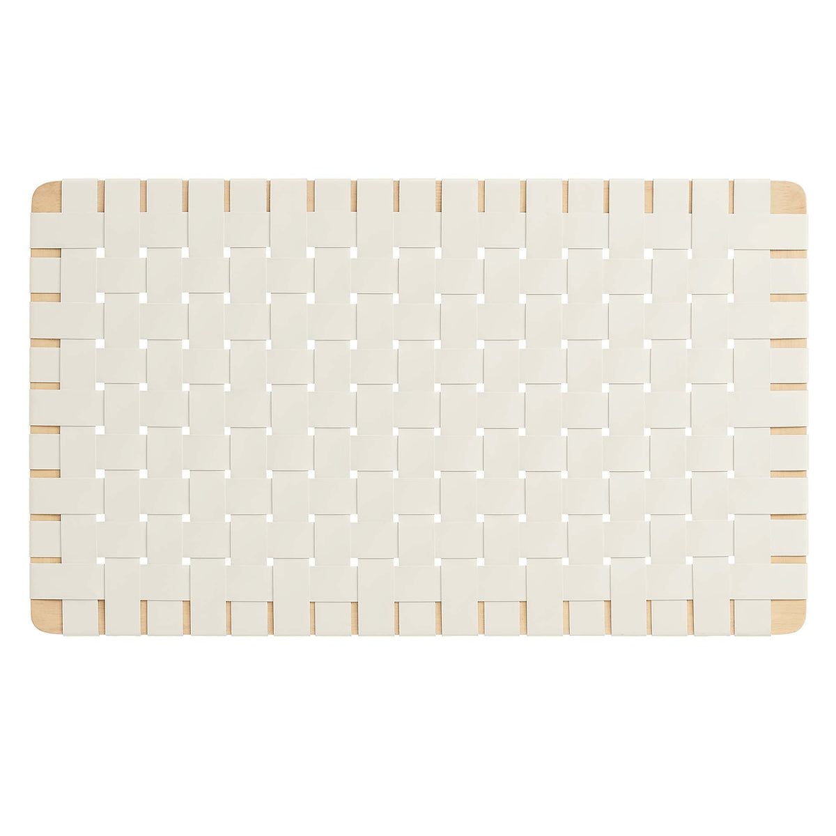 Sparta Weave Wall-Mount Vegan Leather Headboard by Modway
