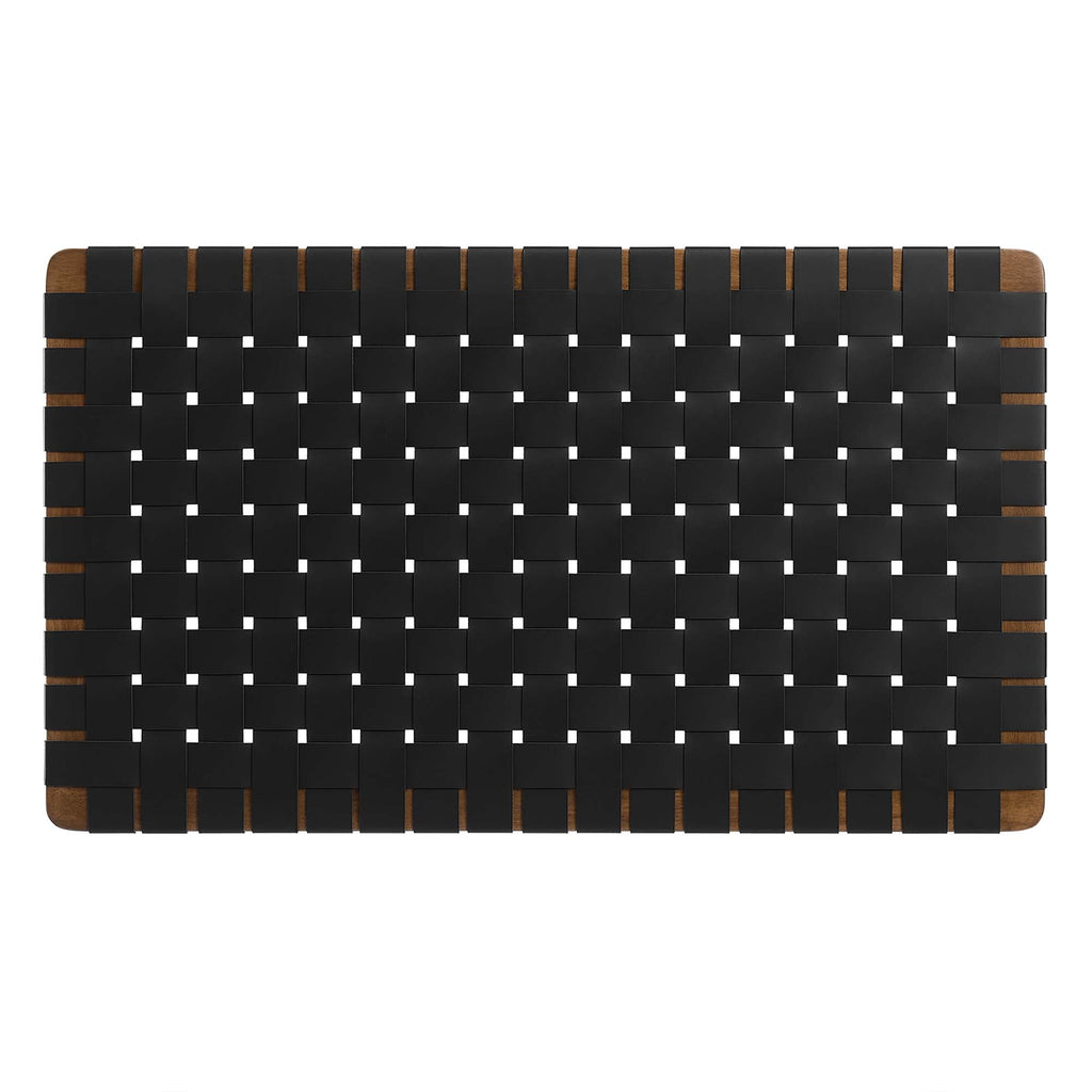 Sparta Weave Wall-Mount Vegan Leather Headboard by Modway