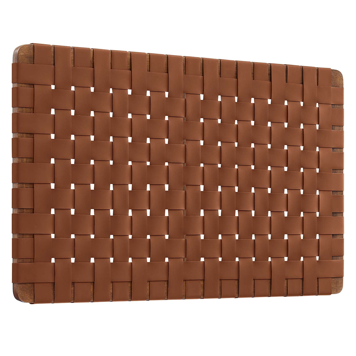 Sparta Weave Wall-Mount Vegan Leather Headboard by Modway