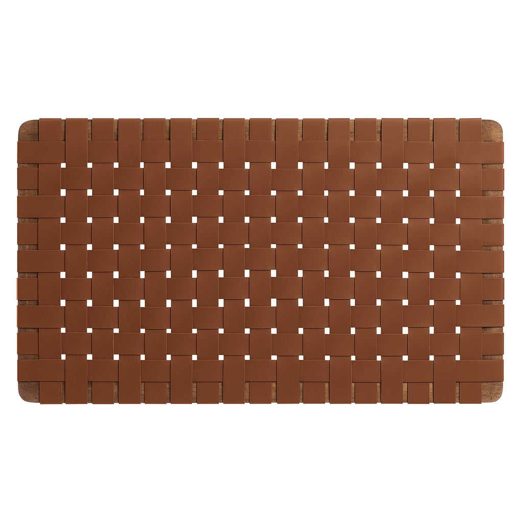 Sparta Weave Wall-Mount Vegan Leather Headboard by Modway