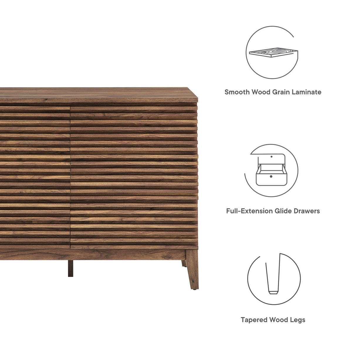 Render 6-Drawer Dresser by Modway