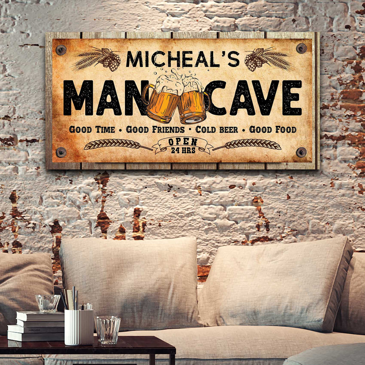Man Cave Sign IV