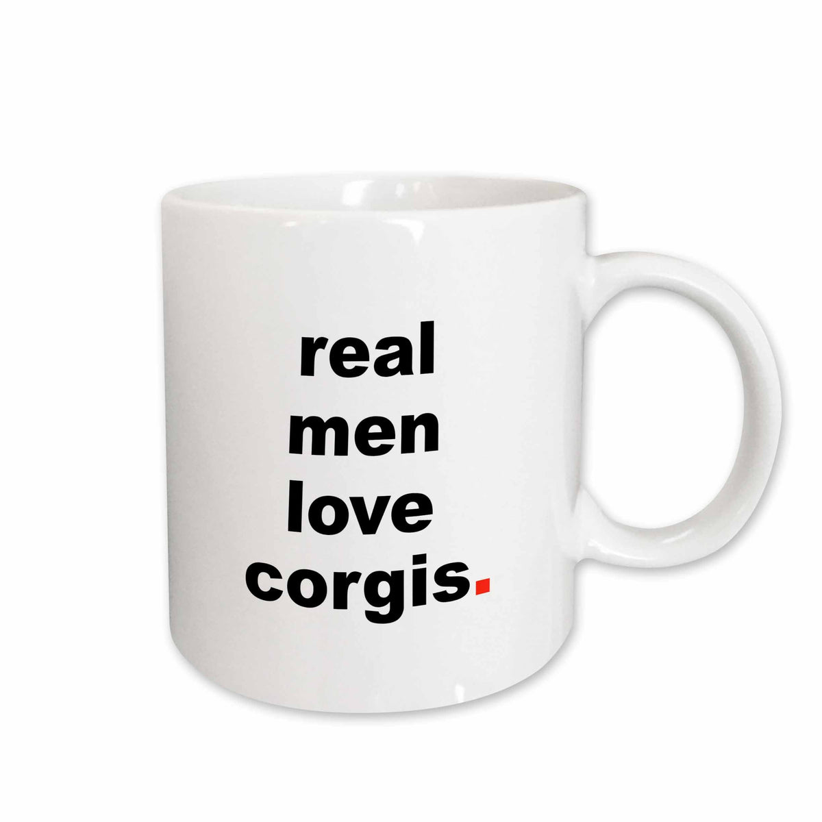 3dRose EvaDane - Funny Quotes - Real men love corgis - Mugs (mug_123071)