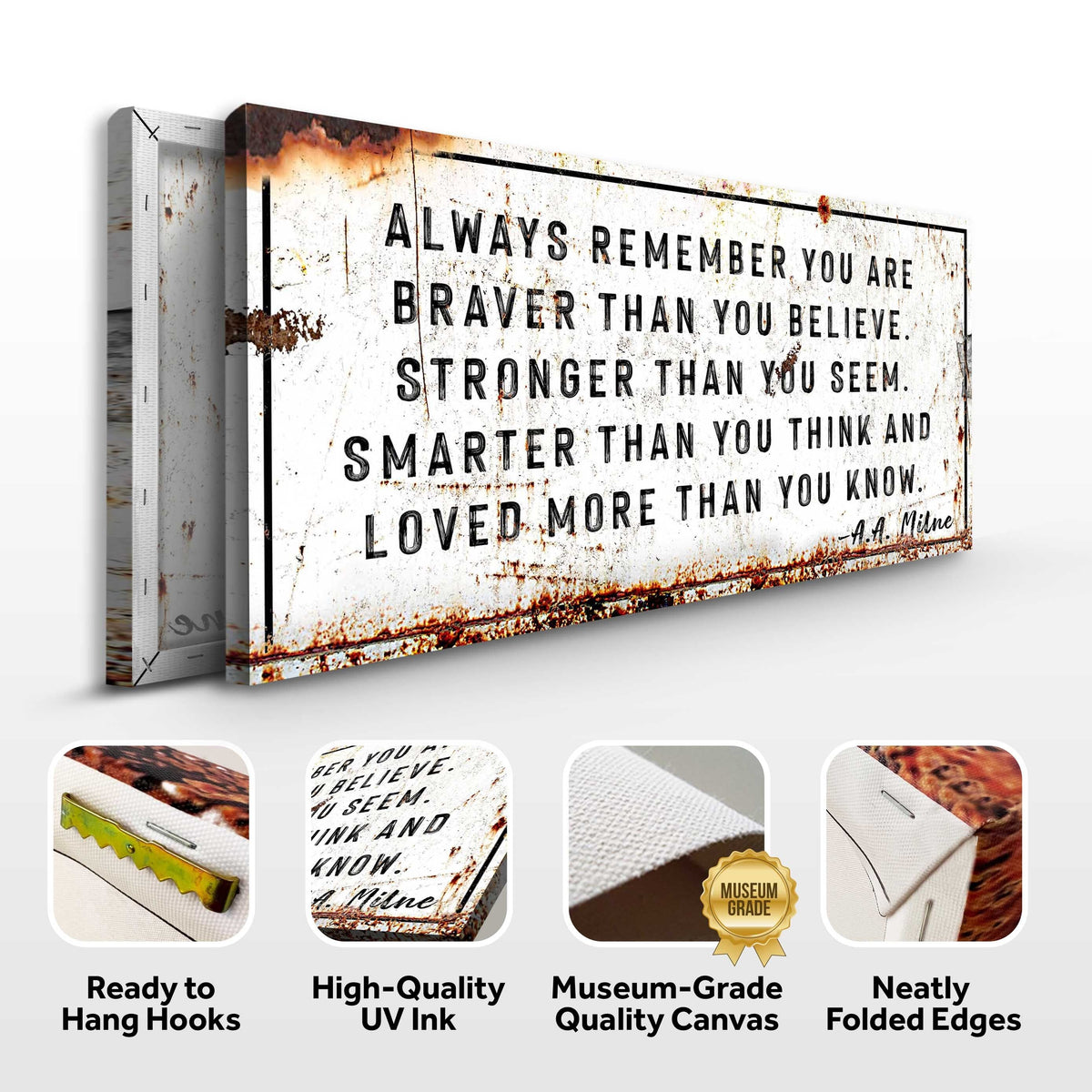 You Are Loved More Than You Know Rustic Sign