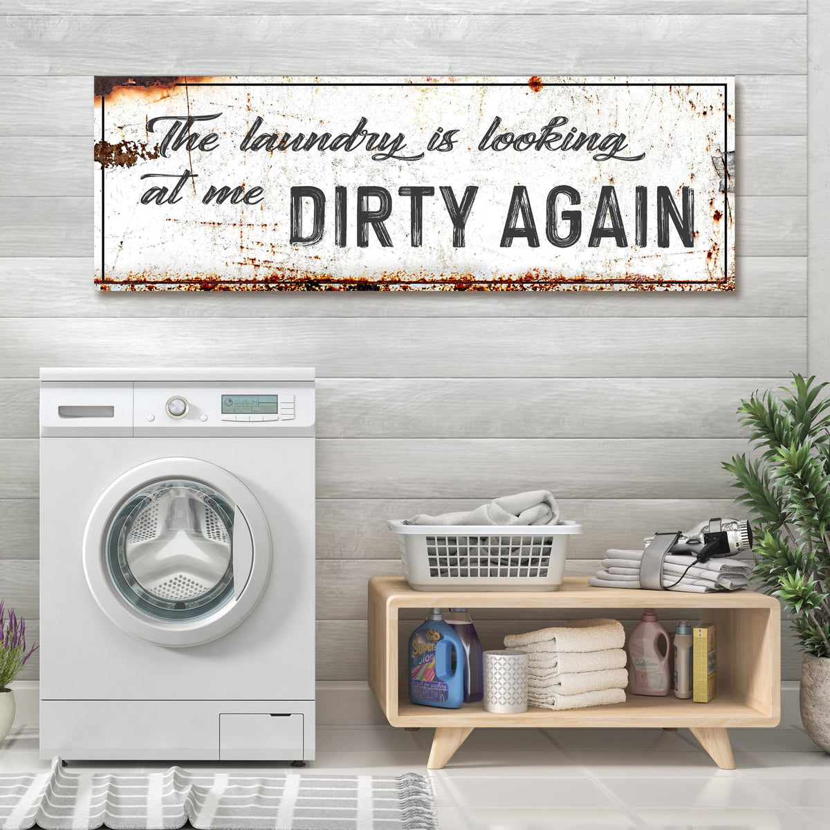 Dirty Laundry Sign
