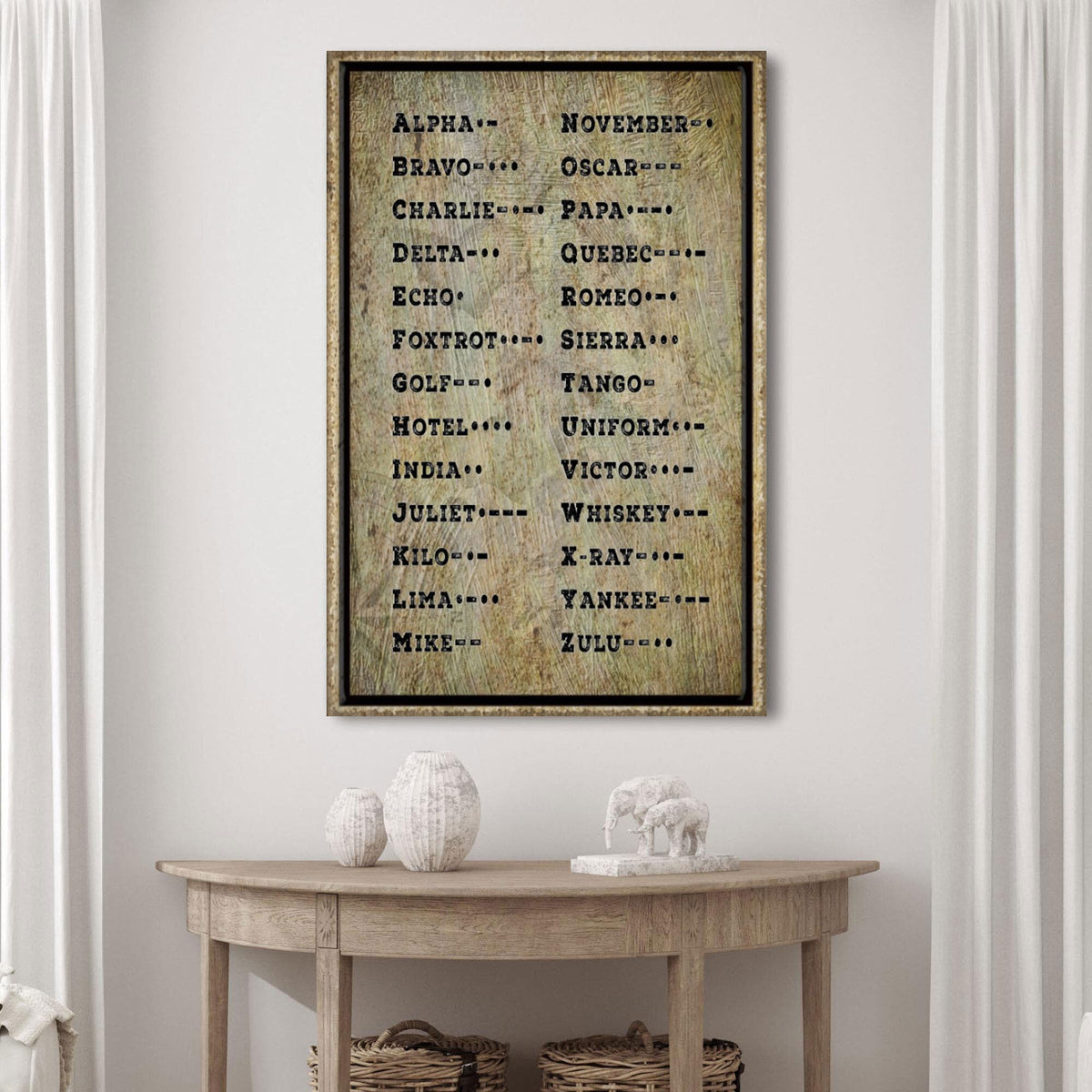 Morse Code Sign