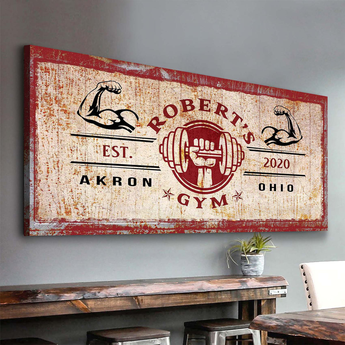 Gym Sign X