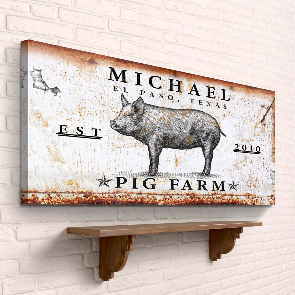 Pig Farm Sign