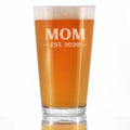 Mom Est. 2020 - Bold - 16 Ounce Pint Glass