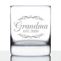 Grandma Est. 2020 - 10 Ounce Rocks Glass