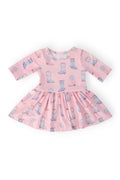 Ribbons & Rodeos 3/4 Sleeve Twirl Bodysuit