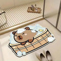 Cute Cartoon Bear Carpet Kitchen Rug Doormat Welcome Mat