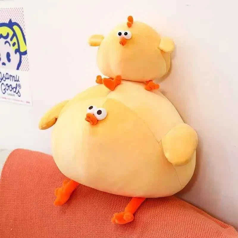 Funny Fat Chicken Plush Toys Pillow Soft Simulation Cute