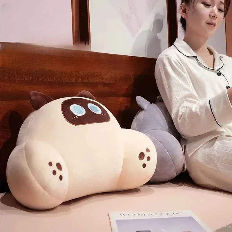 Thickened Cat Back Cushion Siamese Calico Cat Sofa Bed Home